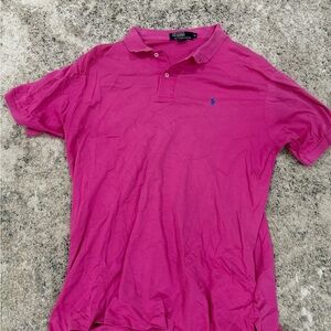 Polo by Ralph Lauren Men's Vibrant Pink Polo Shirt